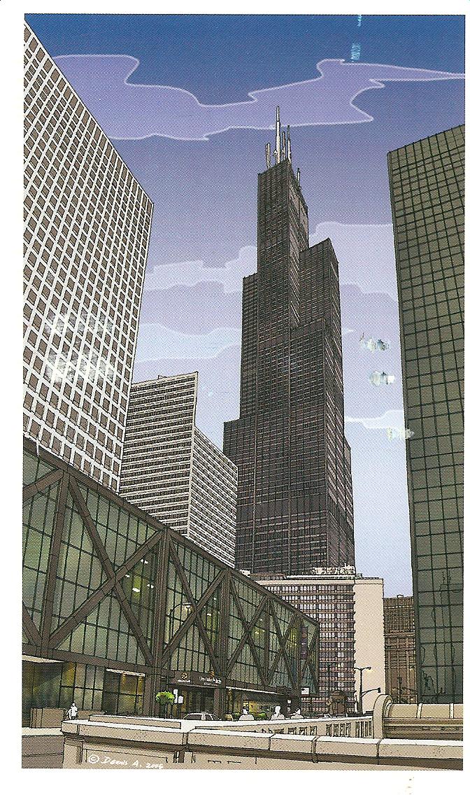 MY POSTCARDPAGE USA Sears TowerChicago